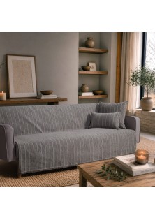 Ριχτάρι Macon 11 Charcoal Grey - Μονοθέσιο 180x150cm TEORAN