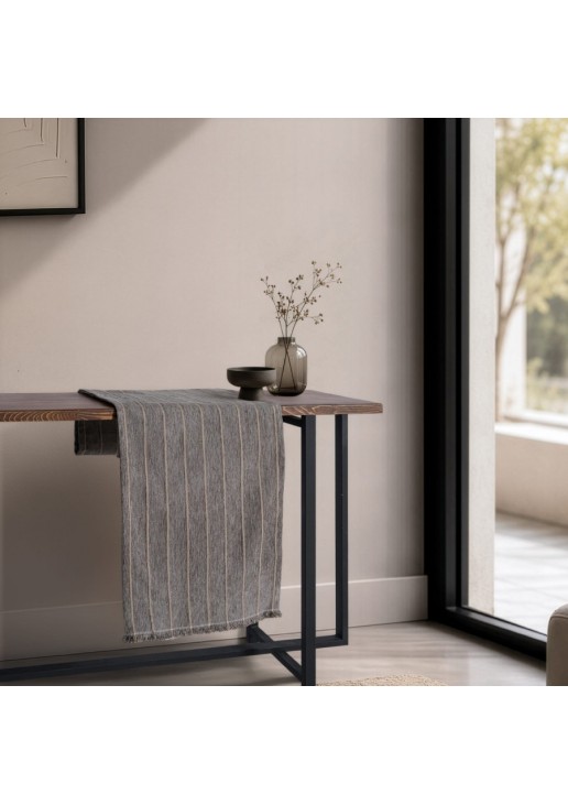 Τραβέρσα Macon 11 Charcoal Grey - 45x180cm TEORAN