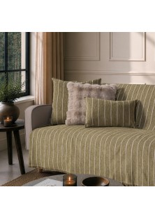 Ριχτάρι Macon 15 Sage Green - Τριθέσιο 180x300cm TEORAN