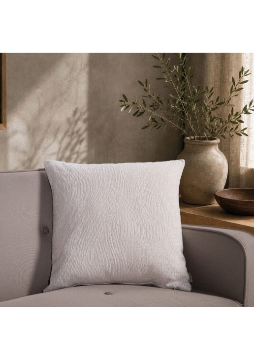 Μαξιλαροθήκη Norman 01 Off White - 30x50cm με γέμιση TEORAN