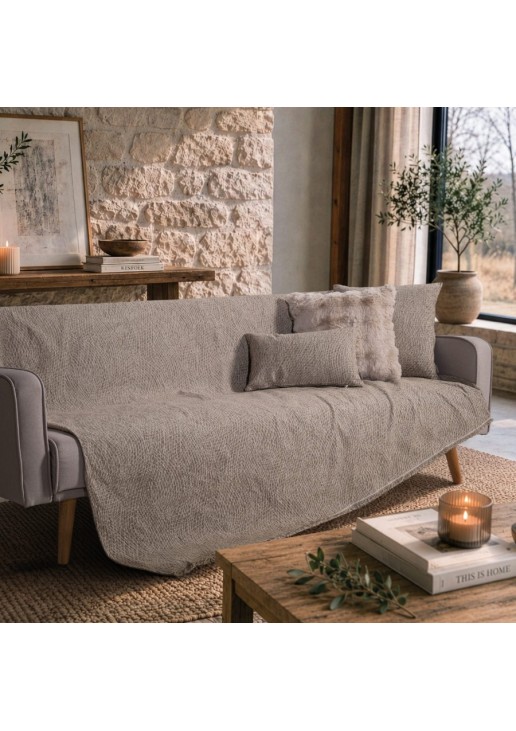 Ριχτάρι Norman 03 Light Brown - Διθέσιο 180x250cm TEORAN