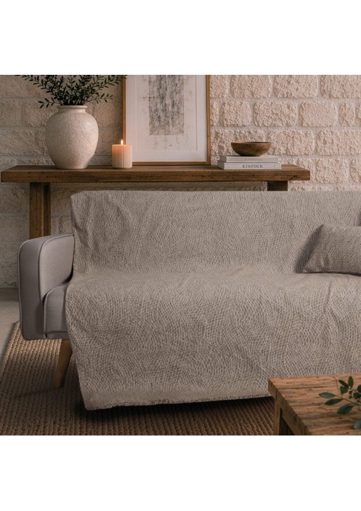Ριχτάρι Norman 03 Light Brown - Μονοθέσιο 180x150cm TEORAN