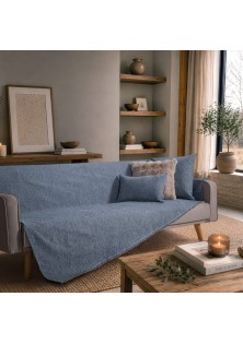 Ριχτάρι Norman 04 Denim Blue - Διθέσιο 180x250cm TEORAN