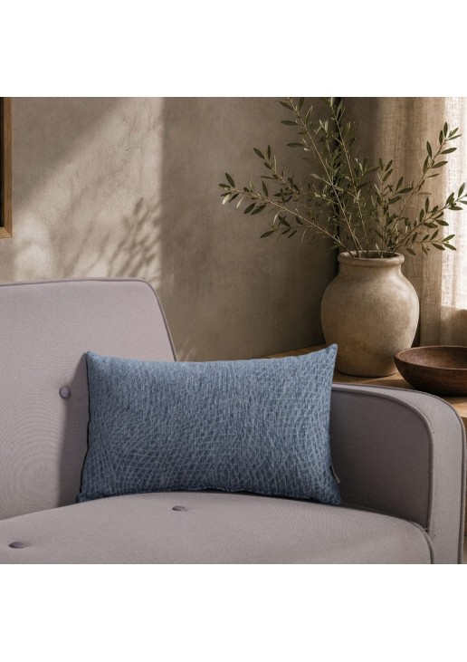 Μαξιλαροθήκη Norman 04 Denim Blue - 30x50cm TEORAN