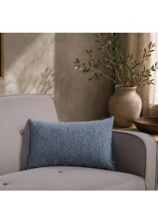 Μαξιλαροθήκη Norman 04 Denim Blue - 30x50cm με γέμιση TEORAN