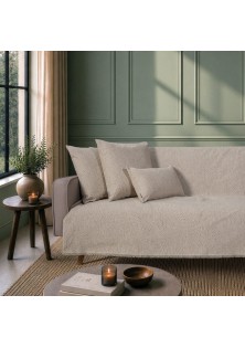 Ριχτάρι Norman 07 Taupe - Τριθέσιο 180x300cm TEORAN