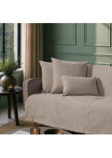 Ριχτάρι Norman 07 Taupe - Τετραθέσιο 180x350cm TEORAN