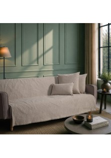 Ριχτάρι Norman 07 Taupe - Τριθέσιο 180x300cm TEORAN