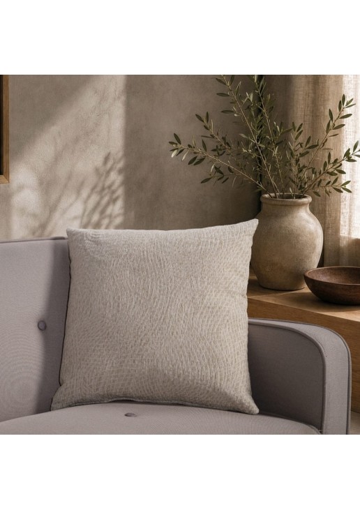 Μαξιλαροθήκη Norman 07 Taupe - 30x50cm με γέμιση TEORAN