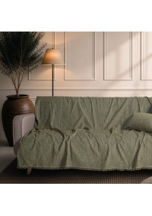 Ριχτάρι Norman 16 Sage Green - Τετραθέσιο 180x350cm TEORAN