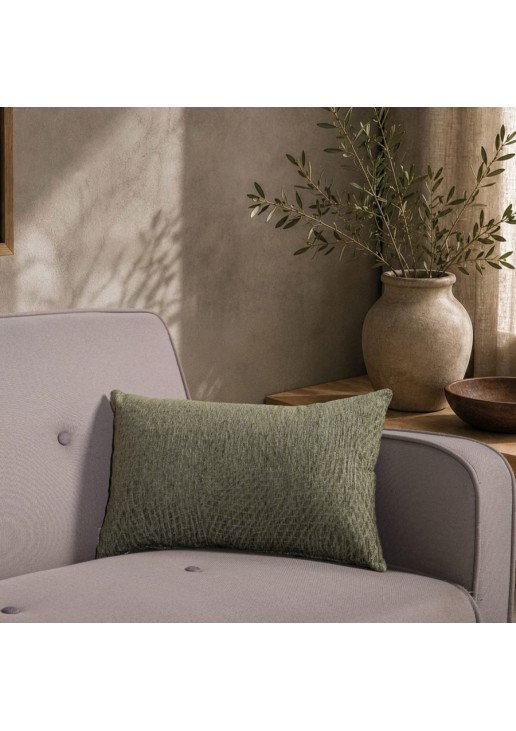 Μαξιλαροθήκη Norman 16 Sage Green - 30x50cm με γέμιση TEORAN