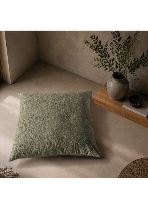 Μαξιλαροθήκη Norman 16 Sage Green - 50x50cm TEORAN