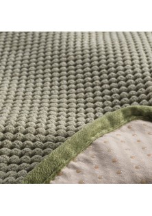 Ριχτάρι Αντιολισθητικό Αδιάβροχο Pearl 15 Sage Green - Μονοθέσιο 180x150cm TEORAN