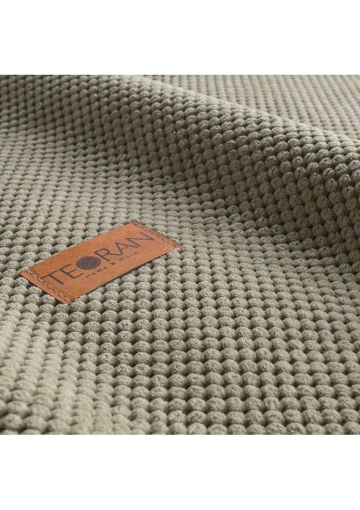 Ριχτάρι Αντιολισθητικό Αδιάβροχο Pearl 15 Sage Green - Διθέσιο 180x250cm TEORAN