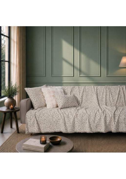 Ριχτάρι Pearland 01 Ivory - Μονοθέσιο 180x150cm TEORAN
