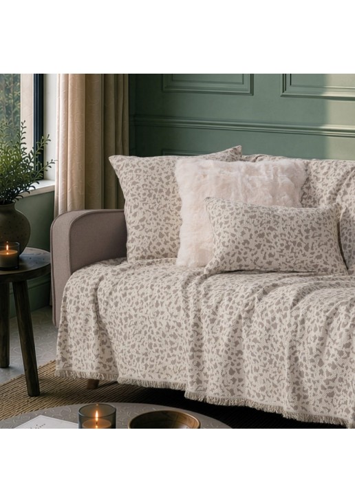 Ριχτάρι Pearland 01 Ivory - Τριθέσιο 180x300cm TEORAN