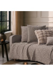 Ριχτάρι Pearland 03 Natural Taupe - Τριθέσιο 180x300cm TEORAN
