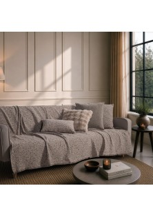 Ριχτάρι Pearland 03 Natural Taupe - Διθέσιο 180x250cm TEORAN