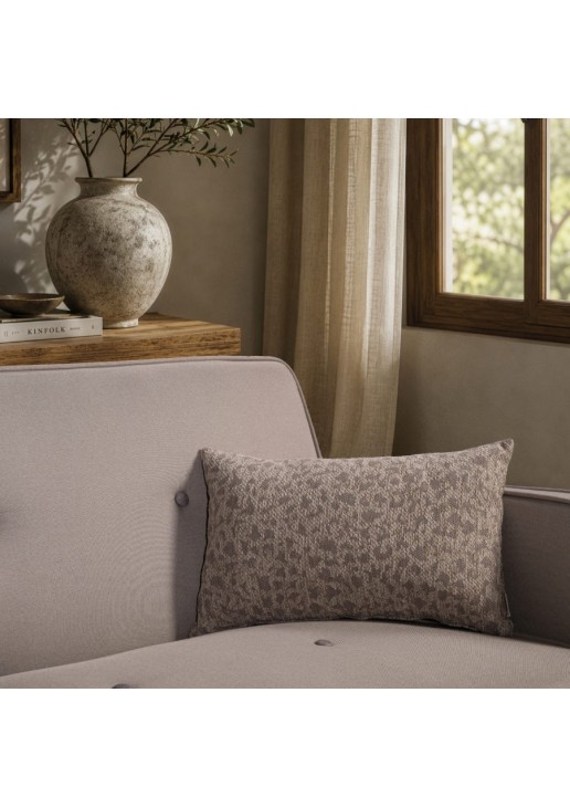 Μαξιλαροθήκη Pearland 03 Natural Taupe - 65x65cm δαπέδου TEORAN