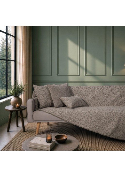 Ριχτάρι Pearland 15 Sage Taupe - Διθέσιο 180x250cm TEORAN