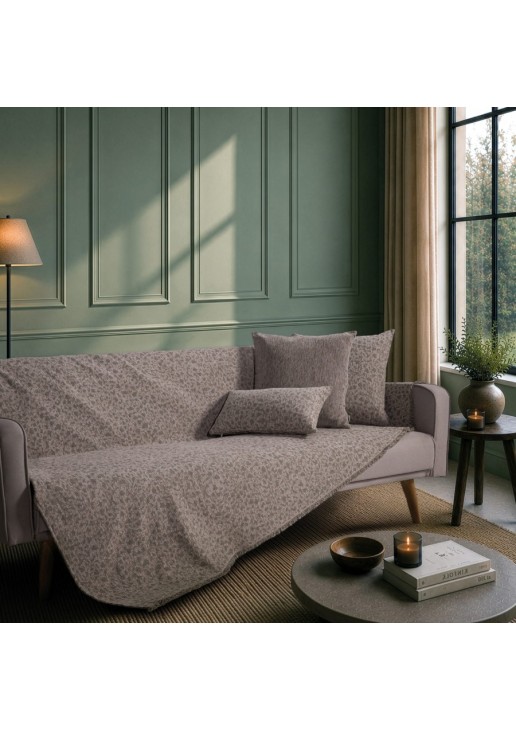 Ριχτάρι Pearland 15 Sage Taupe - Μονοθέσιο 180x150cm TEORAN