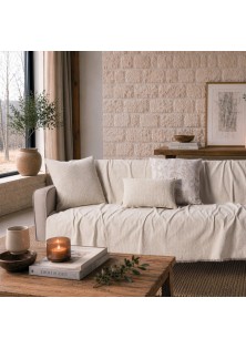 Ριχτάρι Richmond 01 Ivory - Τριθέσιο 180x300cm TEORAN
