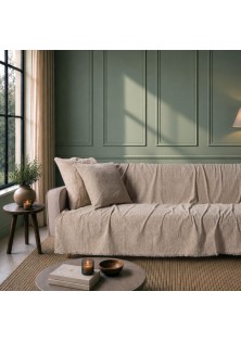 Ριχτάρι Richmond 02 Beige - Τριθέσιο 180x300cm TEORAN