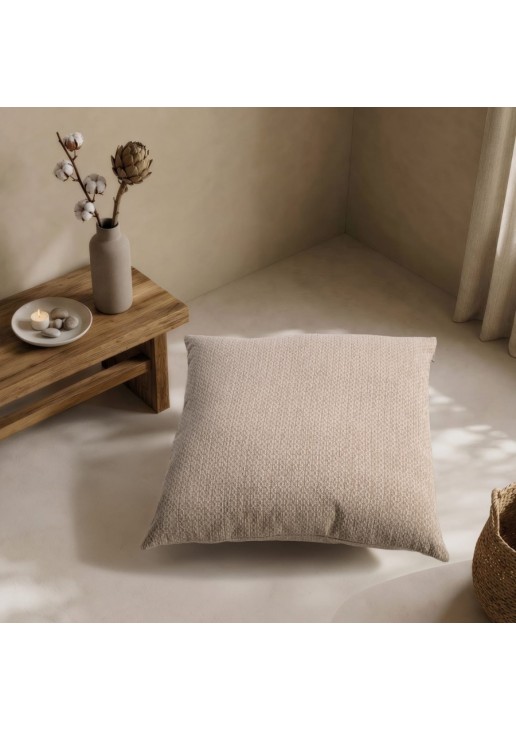Μαξιλαροθήκη Richmond 02 Beige - 50x50cm με γέμιση TEORAN
