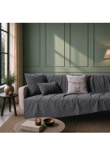 Ριχτάρι Richmond 11 Coral Grey - Μονοθέσιο 180x150cm TEORAN