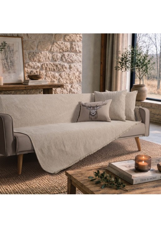 Ριχτάρι Utah 01 Beige - Διθέσιο 180x250cm TEORAN