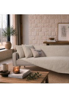 Ριχτάρι Utah 01 Beige - Μονοθέσιο 180x150cm TEORAN