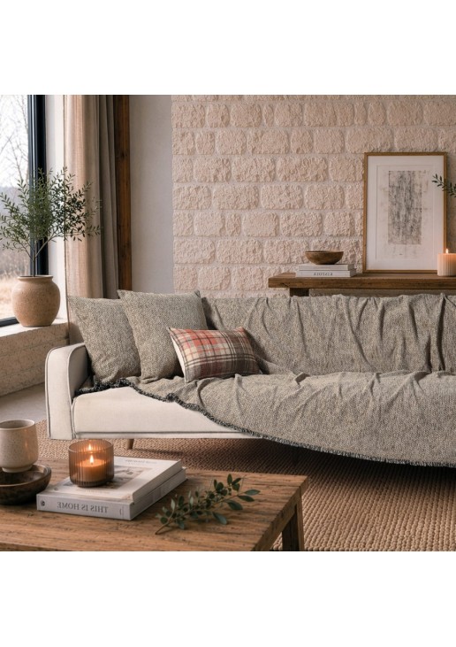 Ριχτάρι Utah 03 Warm Brown - Διθέσιο 180x250cm TEORAN