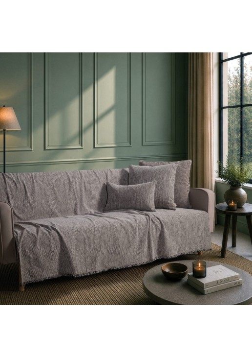 Ριχτάρι Utah 11 Grey - Τριθέσιο 180x300cm TEORAN