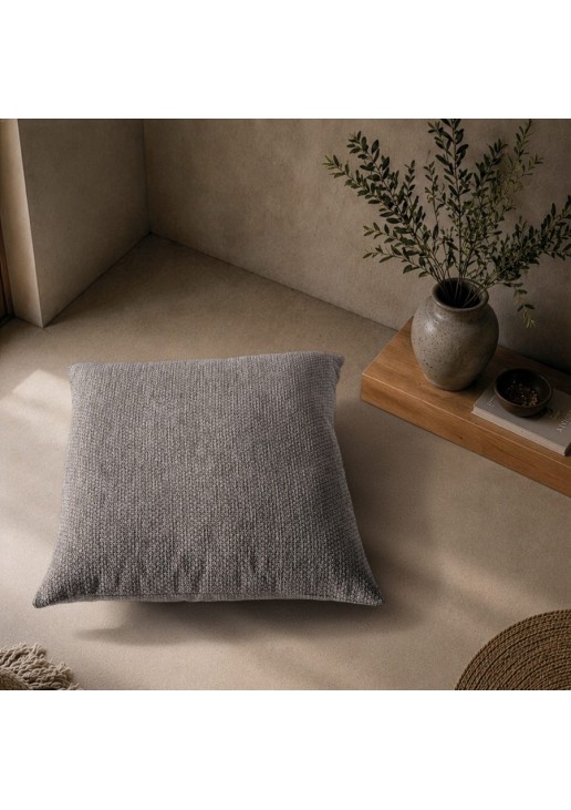 Μαξιλαροθήκη Utah 11 Grey - 65x65cm δαπέδου με γέμιση TEORAN