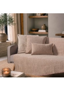 Ριχτάρι Utah 12 Dusty Pink - Τριθέσιο 180x300cm TEORAN