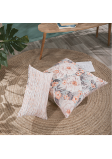 Μαξιλαροθήκη Elda- Novelda - 65x65cm δαπέδου με γέμιση TEORAN