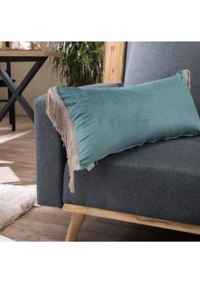Μαξιλαροθήκη Velvet 15 Με Κρόσι (30x60cm) - 30x60cm TEORAN