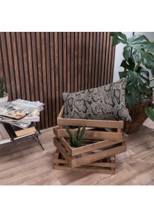 Μαξιλαροθήκη Malibu 03 - 30x50cm με γέμιση TEORAN