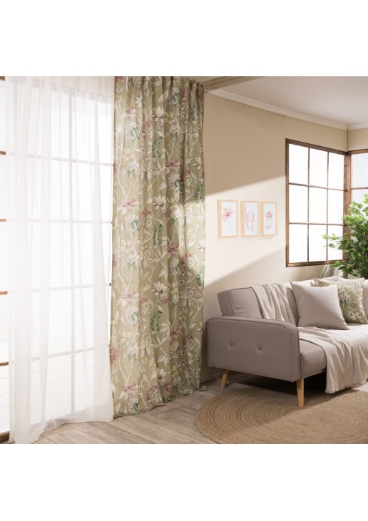 Κουρτίνα (Έτοιμη Ραμμένη) Gomera - 140x260cm TEORAN