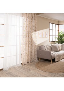 Κουρτίνα (Έτοιμη Ραμμένη) Floreta 01 - 140x275cm TEORAN