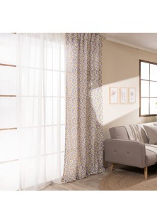 Κουρτίνα (Έτοιμη Ραμμένη) Floreta 11 - 140x275cm TEORAN