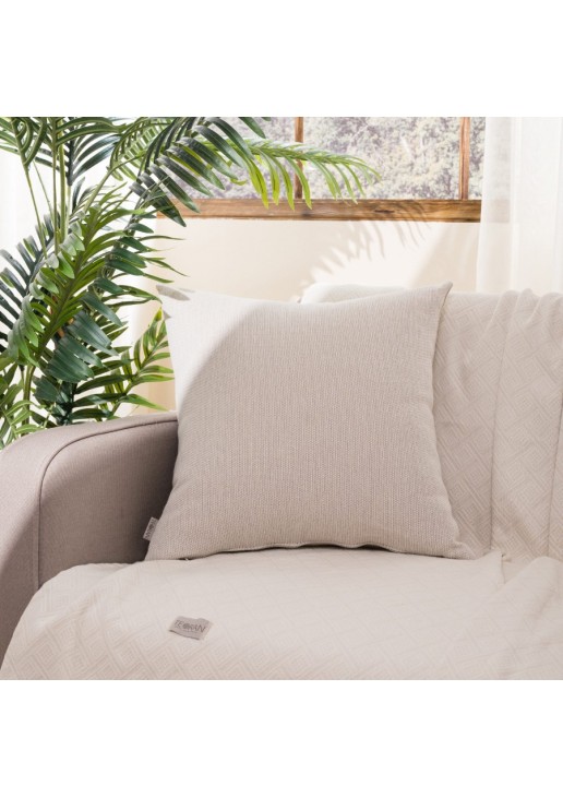 Μαξιλαροθήκη Bari 02 - 65x65cm δαπέδου με γέμιση TEORAN