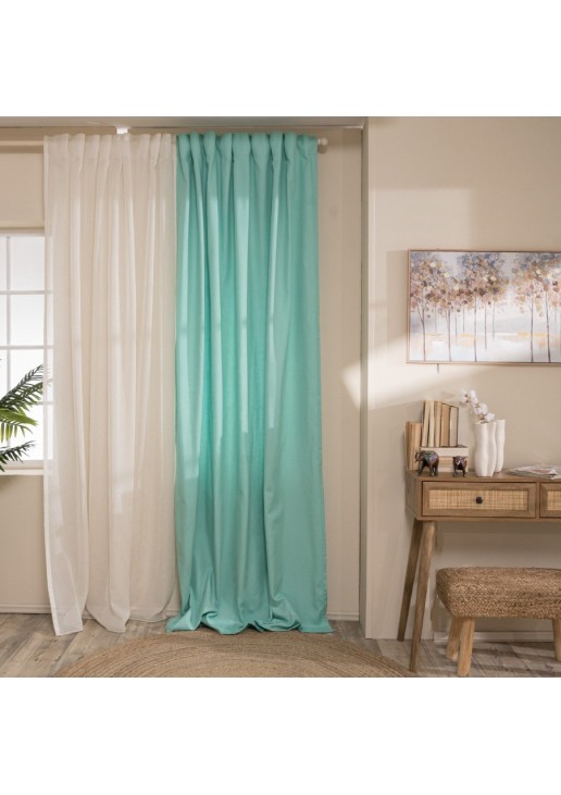 Κουρτίνα (Έτοιμη Ραμμένη) Alora 08 - 140x260cm TEORAN