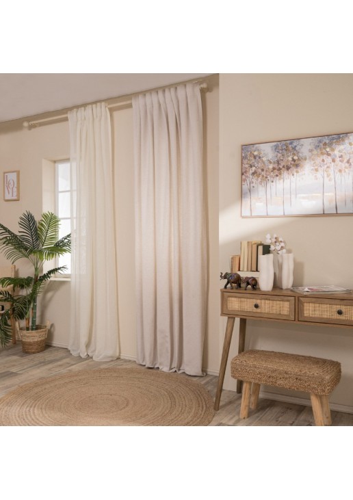 Κουρτίνα (Έτοιμη Ραμμένη) Alora 01 - 140x260cm TEORAN