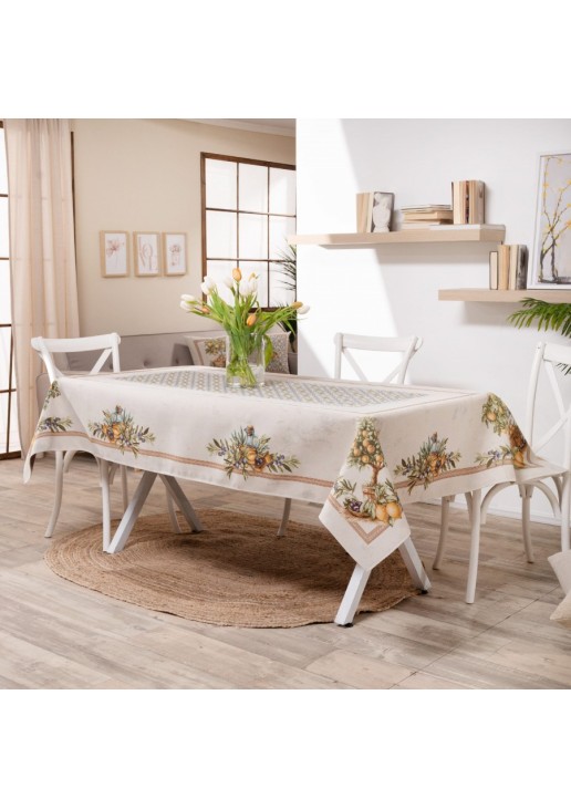 Τραπεζομάντηλο Mediterraneo - 140x140cm TEORAN
