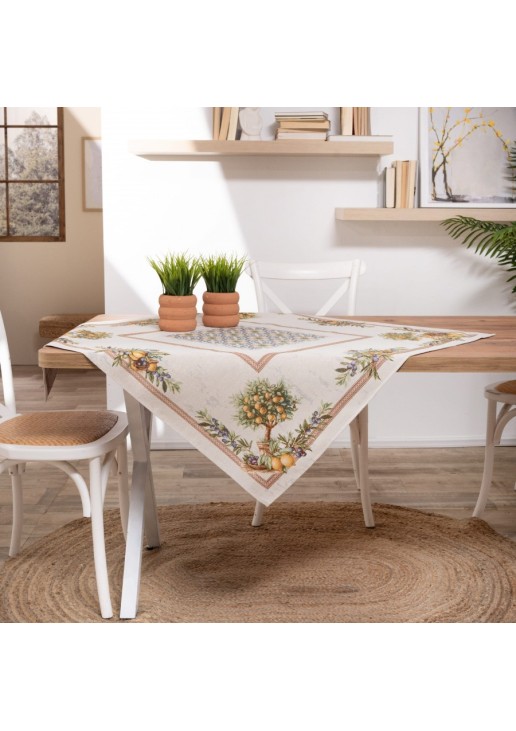 Καρέ & Τραβέρσα Mediterraneo Σετ 2 τεμαχίων - 100x100cm & 40x100cm TEORAN