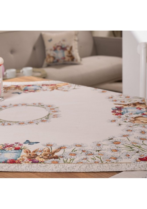 Καρέ & Τραβέρσα Ruby Σετ 2 τεμαχίων - 100x100cm & 40x100cm TEORAN