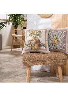 Μαξιλαροθήκη Mediterraneo - 45x45cm με γέμιση TEORAN