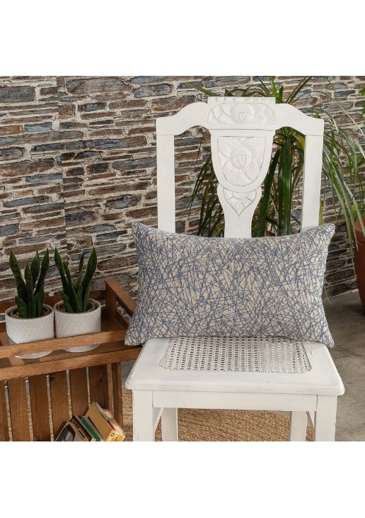 Μαξιλαροθήκη Potenza 05 - 65x65cm δαπέδου με γέμιση TEORAN