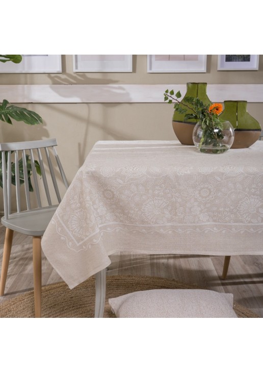 Τραπεζομάντηλο Peony 01 - 140x140cm TEORAN